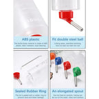 1000ml Random Color Small Animals Drinker Auto Drinking Hangable Water Bottle for Rabbit Guinea Pig Parrot Rabbit Feeder