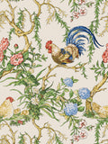 Chanticleer - Ivory Multicolor by Scalamandre Fabric