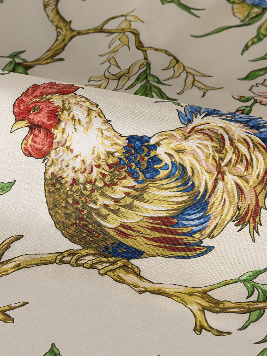 Chanticleer - Ivory Multicolor by Scalamandre Fabric