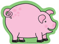 SHAPES ETC. Large Notepad - Pig