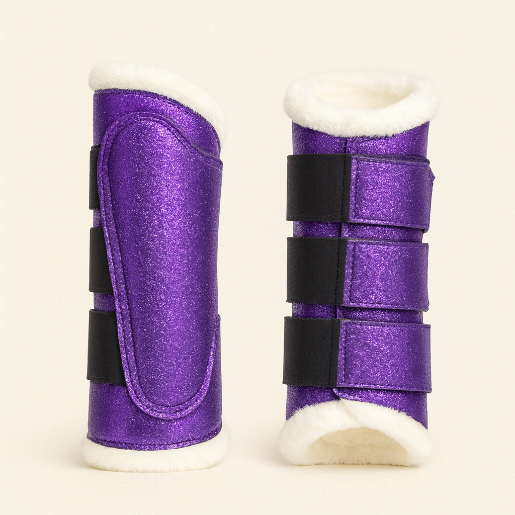 Horse Saddle Pad, Ear Bonnet & Horse Boot Set