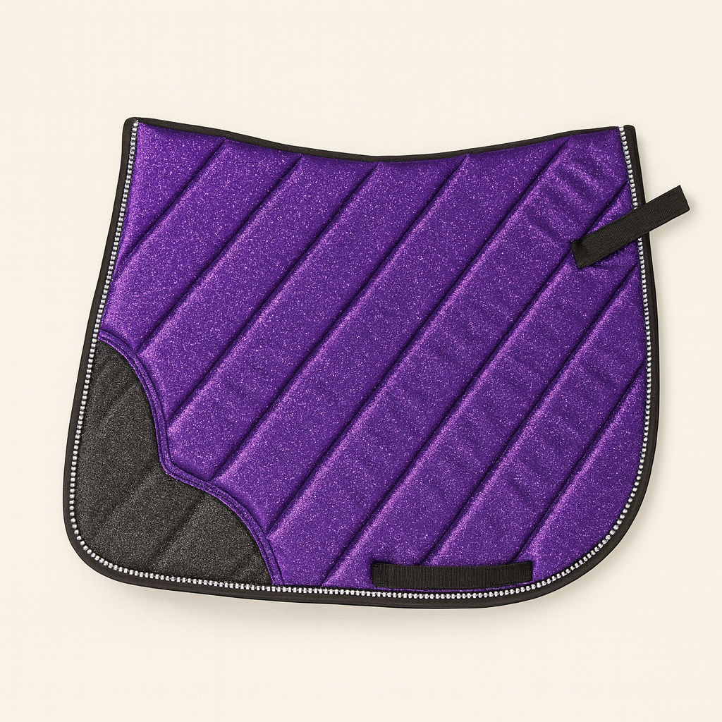 Horse Saddle Pad, Ear Bonnet & Horse Boot Set