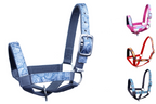 Tahoe Tack Nylon Overlay Sheep and Goat Halter with Padded Noseband - 6 Month Warranty