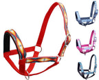 Tahoe Tack Nylon Overlay Sheep and Goat Halter with Padded Noseband - 6 Month Warranty