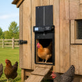 Solar Powered Automatic Chicken Coop Door with Remote Control