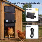 Solar Powered Automatic Chicken Coop Door with Remote Control
