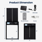 Solar Powered Automatic Chicken Coop Door with Remote Control
