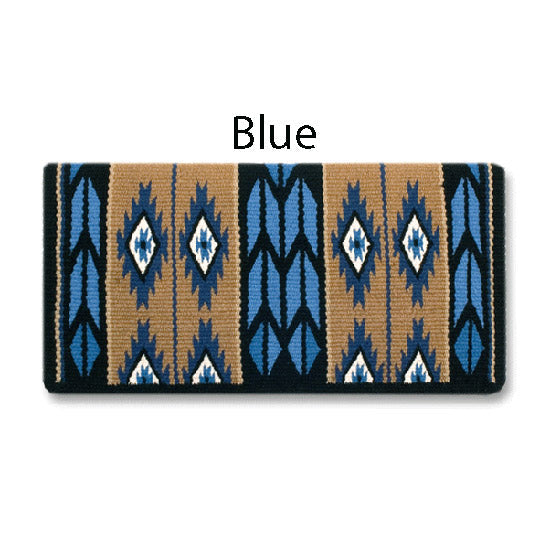 1466-2 Flying Eagle 38x34 New Zealand Wool Saddle Blanket CHOCOLATE