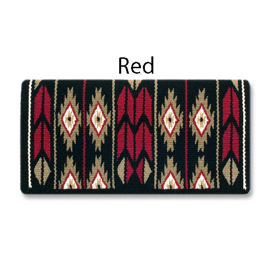 1466-2 Flying Eagle 38x34 New Zealand Wool Saddle Blanket CHOCOLATE