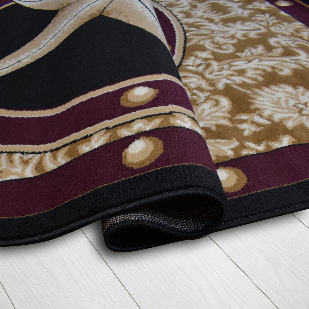 Great West Western Star Polypropylene Area Rug for Living Room, Bedroom & Entryway | Rustic Farmhouse Indoor Carpet | Soft 0.35" Pile Height