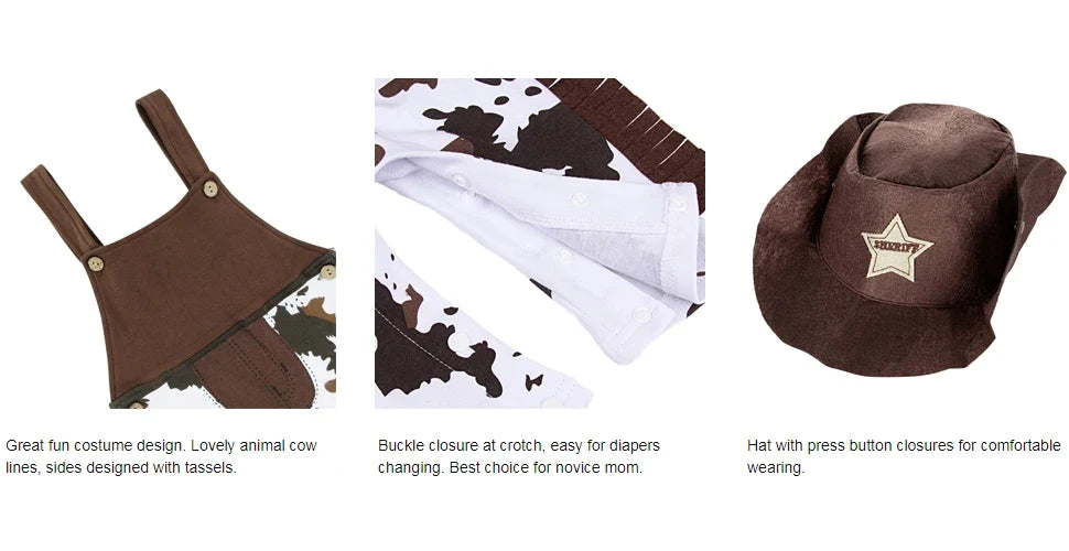 Toddler Cowboy Costume for Boys – Western Halloween Outfit