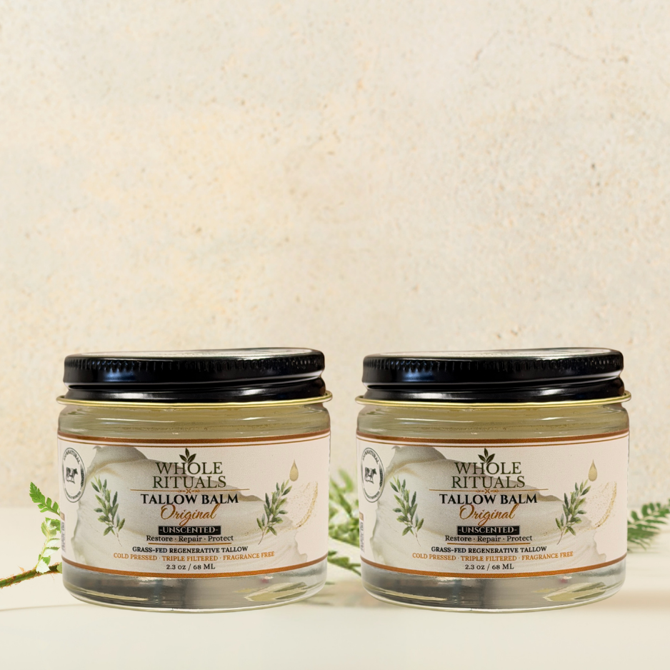 Grass-Fed Beef Tallow Balm – Unscented