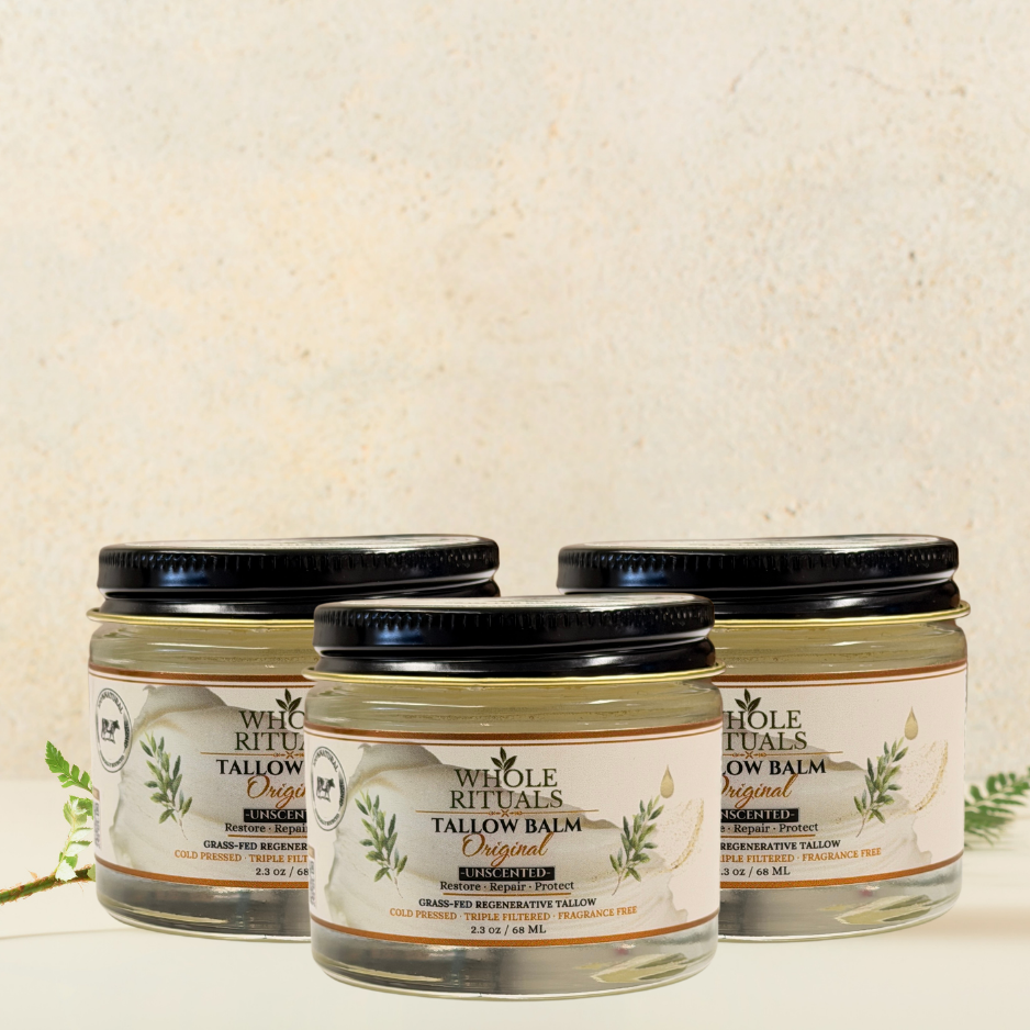 Grass-Fed Beef Tallow Balm – Unscented