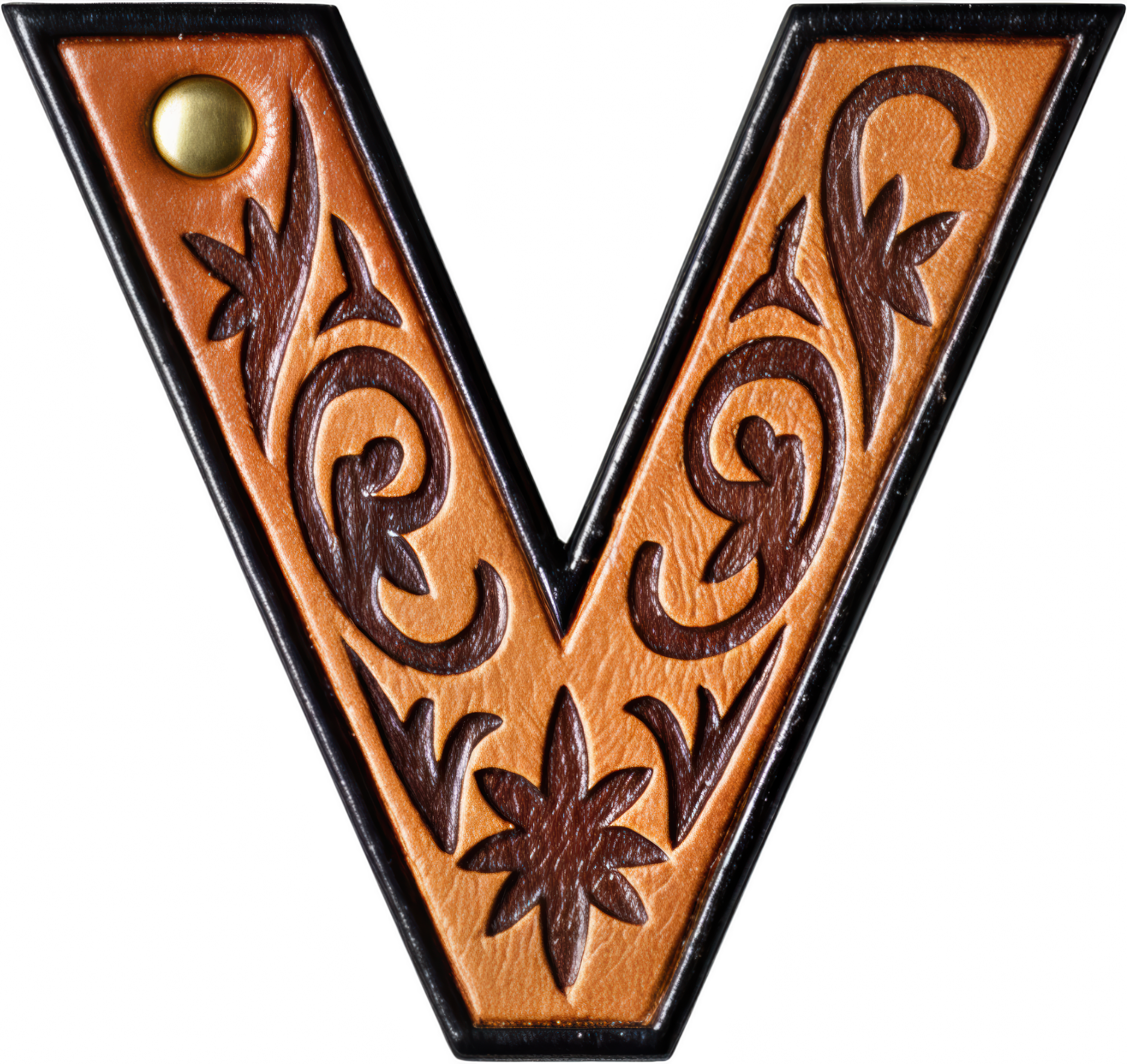 Baha Ranch Monogrammed Initial Western Leather Look Saddle Longhorn Cowboy Cowgirl Kitchen Dish Towels Made in America
