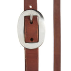 WD-SLEHO Heavy Oil Harness Leather 3/4" Slit Ear Headstall