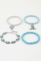 Antique Cowboy Boot Beaded Bracelet