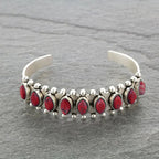 Turquoise Alloy Open Bracelets - 6 Styles