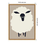 Sylvie Farm Sheep Framed Canvas by Hannah Beisang