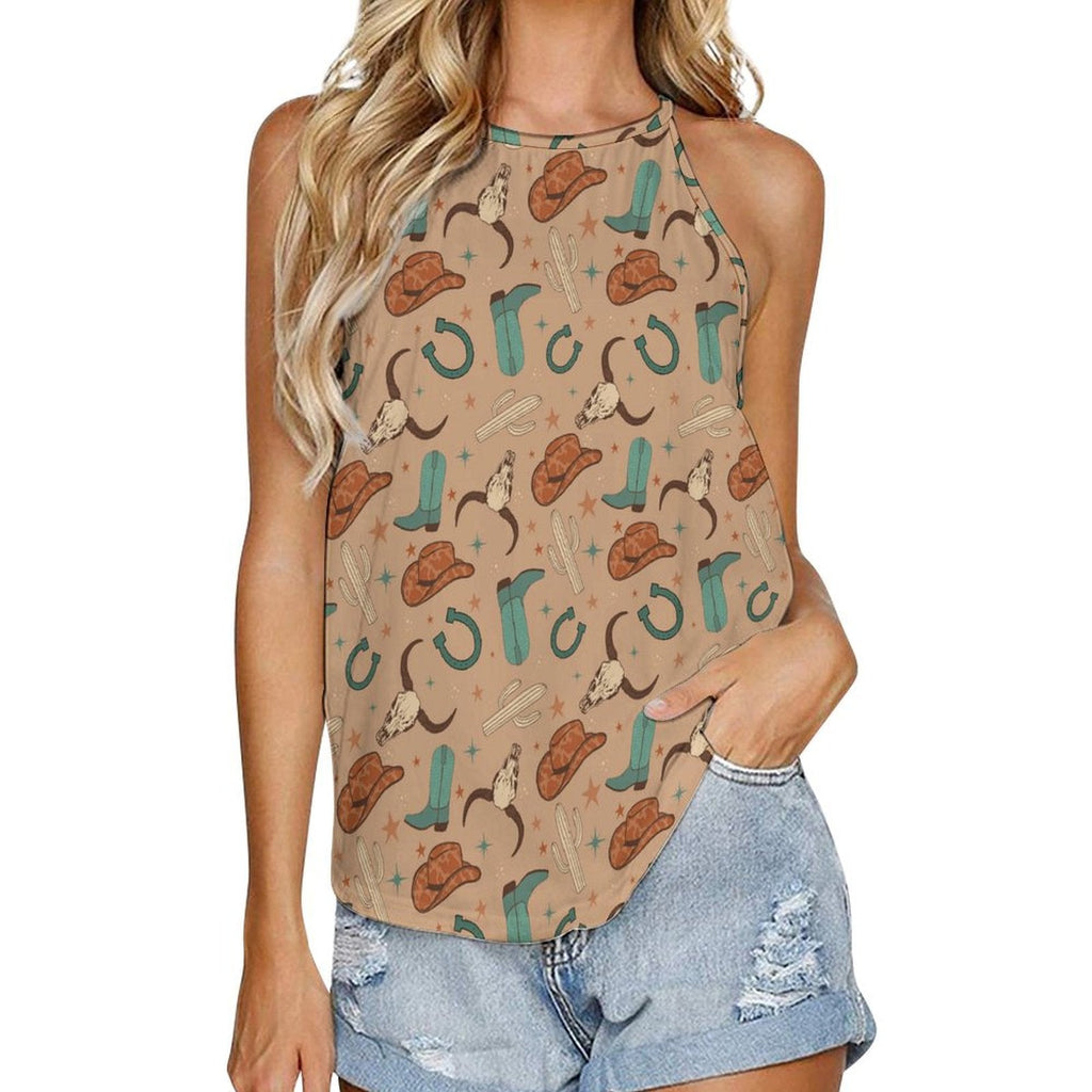 Baha Ranch Western Symbols Tank Top