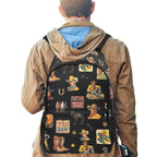 Baha Ranch Vintage Cowboy Collage Western Backpack