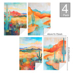 Baha Ranch Desert Dreaming Set of 4 Kitchen Dish Towels Made in America