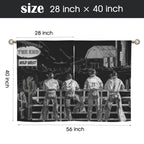 Baha Ranch Ranching Curtains Window 28"x40" (2-Piece) Made in America