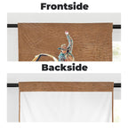 Baha Ranch Rodeo Bullrider Window Curtains 28"x40" (2-Piece) Made in America