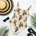 Baha Ranch Yeehaw Vintage Cowgirl One-Piece Swimsuit