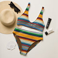 Baha Ranch Yeehaw Mustard Serape Bikini