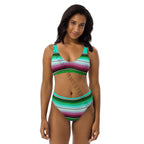 Baha Ranch Yeehaw Aqua Serape Bikini