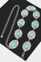 Western Style Metal Chain Belt