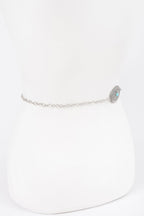 Western Style Metal Chain Belt