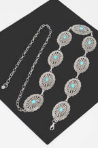Western Style Metal Chain Belt