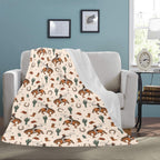 Cowboy Rodeo Western Micro Fleece Blanket 60" x 80" Made in America
