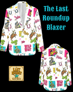 Baha Ranch The Last Roundup Western Rodeo Blazer in White