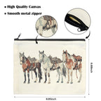 Baha Ranch Painted Ranch Horses Cosmetic Bag Pack of 5 Made in America