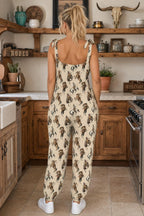 Baha Ranch Vintage Cowgirl Relaxed Fit Overalls Jumpsuit