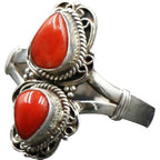 Nepal Handmade Jewelry Open Organic Xizang Style Personalized Creative Retro Ethnic Style Ring For Women