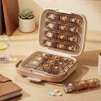 Airtight Storage Box For Health Supplements And Medications