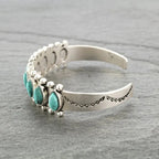 Turquoise Alloy Open Bracelets - 6 Styles