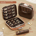 Airtight Storage Box For Health Supplements And Medications