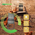 Farmight Automatic Chicken Coop Door, Aluminum