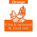Cluck Around and Find Out Chicken Sign - Funny Metal Chicken Wall Art | Rustic Farmhouse Decor