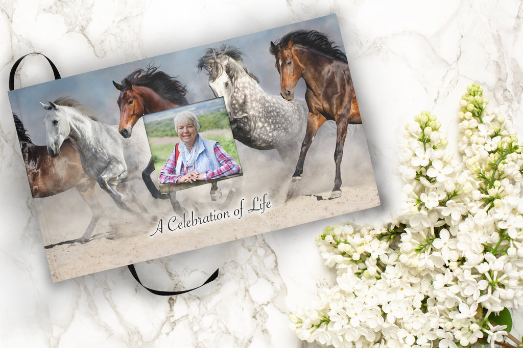 Wild Horse Cremation Urns for Human Ashes - Large Adult Funeral Urn