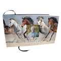 Wild Horses Matching Themed 'Celebration of Life' Guest Book for Funeral or Memorial Service