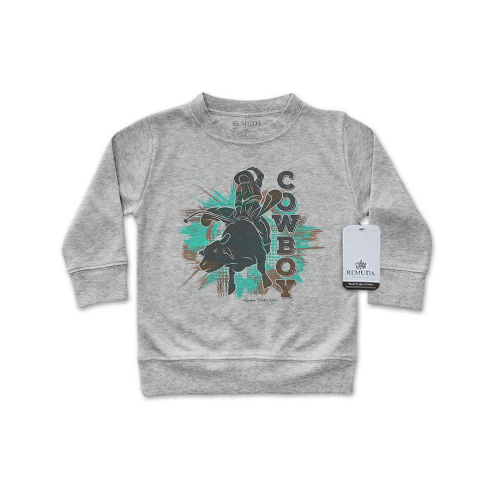 Cowboy Rodeo Bull Rider - Western Infant Long Sleeve Pullover Shirt