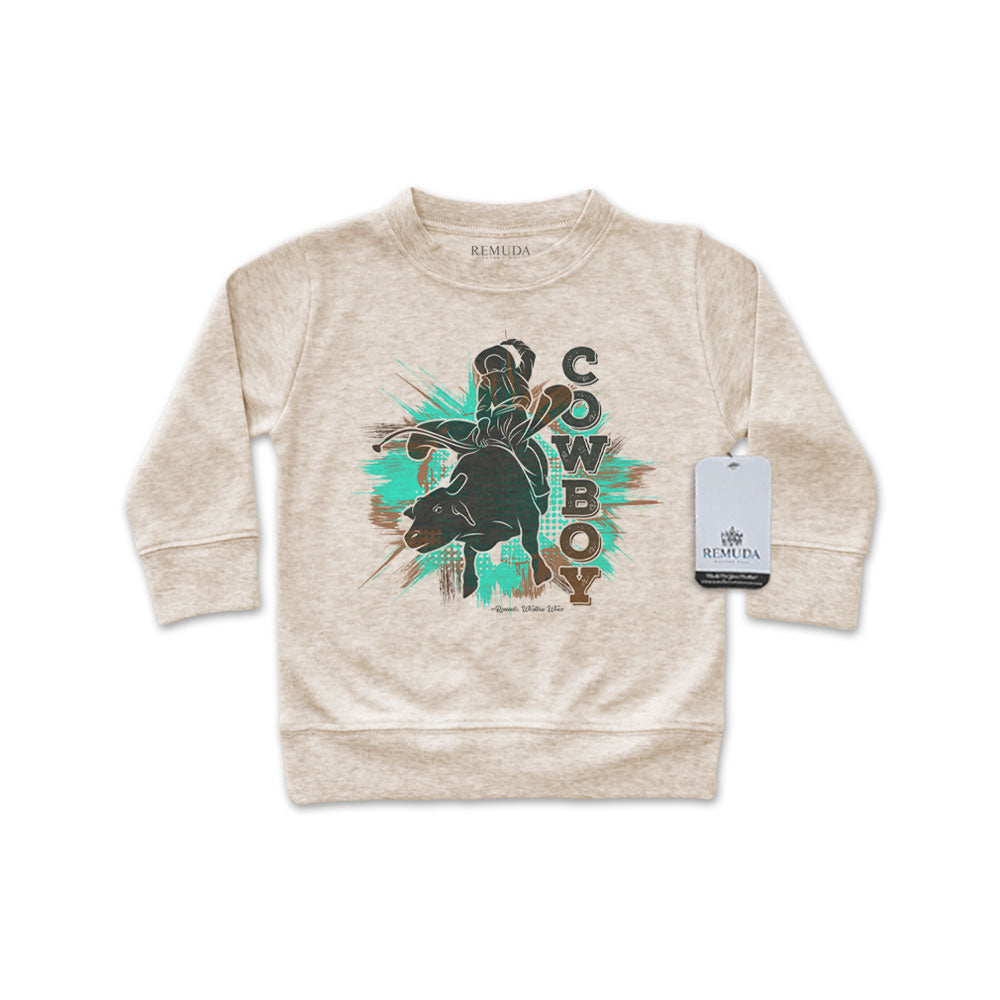 Cowboy Rodeo Bull Rider - Western Infant Long Sleeve Pullover Shirt
