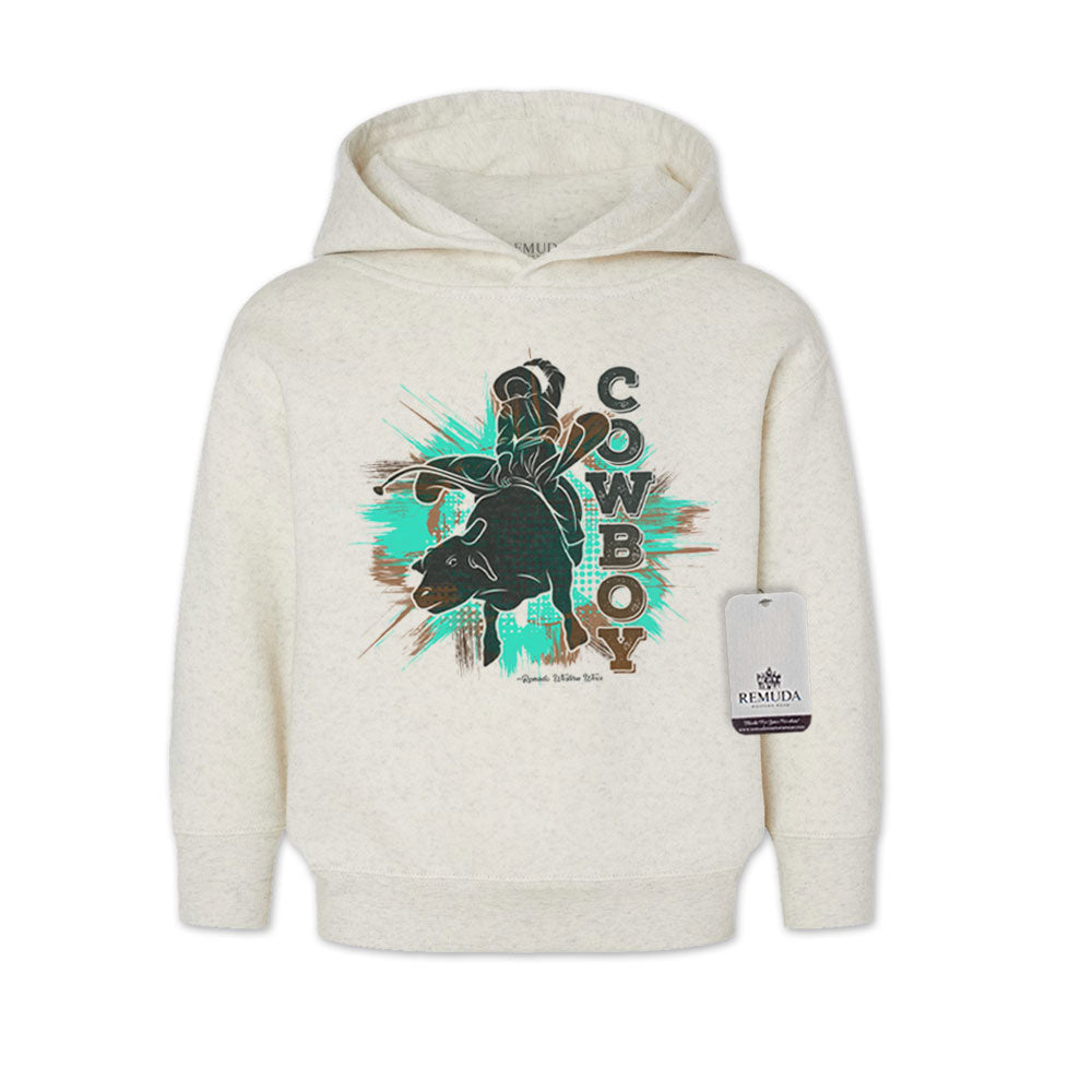 Cowboy Rodeo Bull Rider - Toddler Western Hoodie
