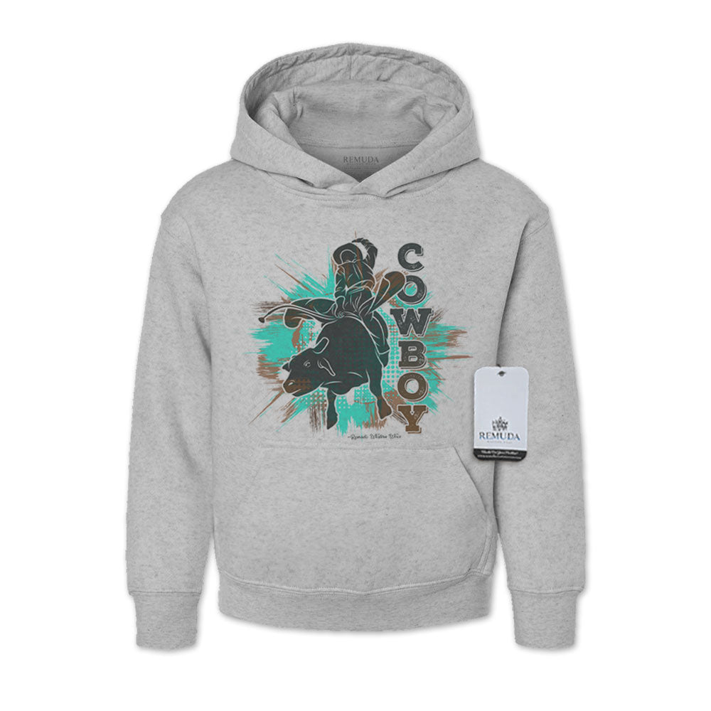 Cowboy Rodeo Bull Rider - Adult Unisex Western Hoodie