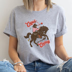 Cupid Aim For A Cowboy, Horse, Western, Country, Valentine's Day Theme Graphic Tee